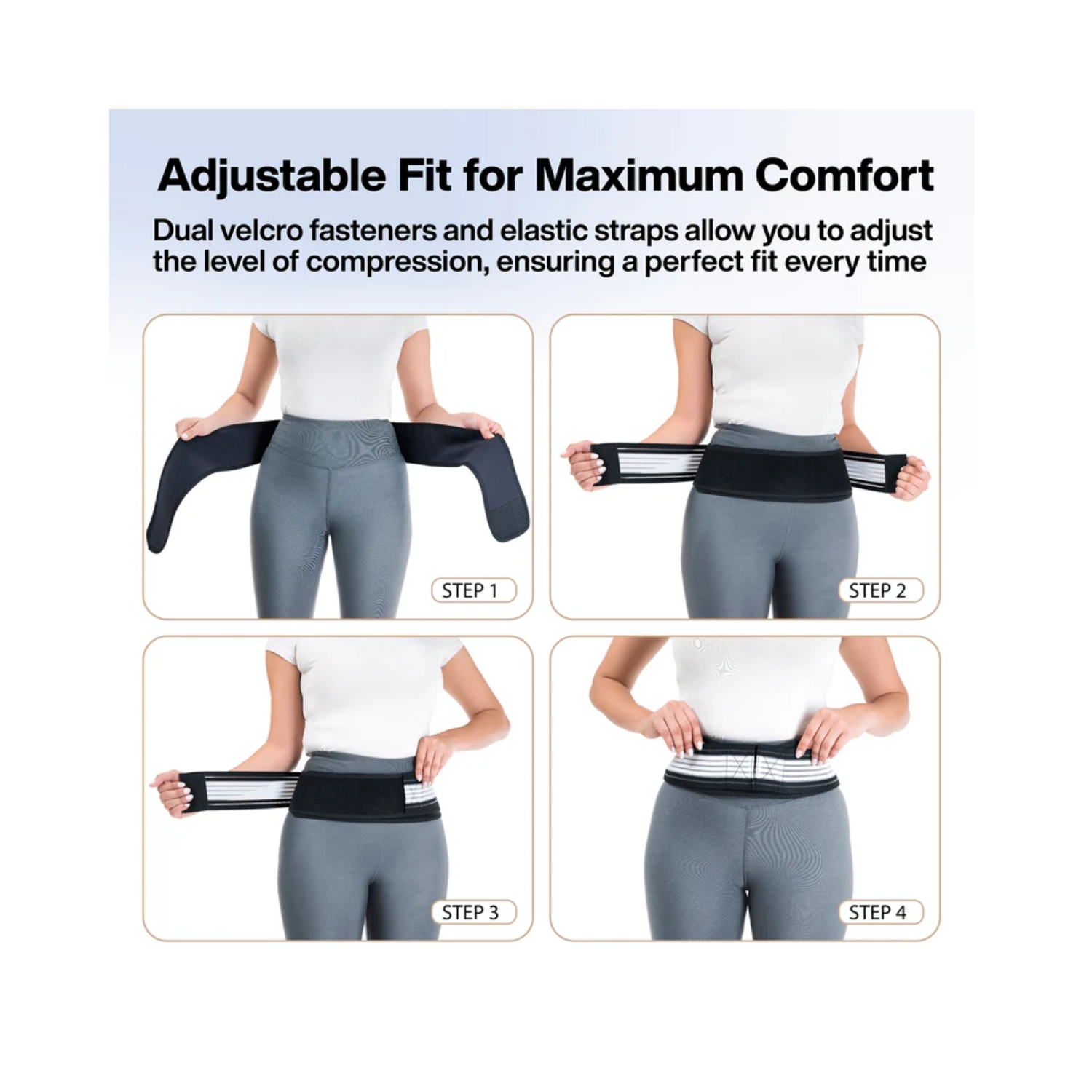 FOVERA Sacroiliac SI Joint Hip Belt (5)