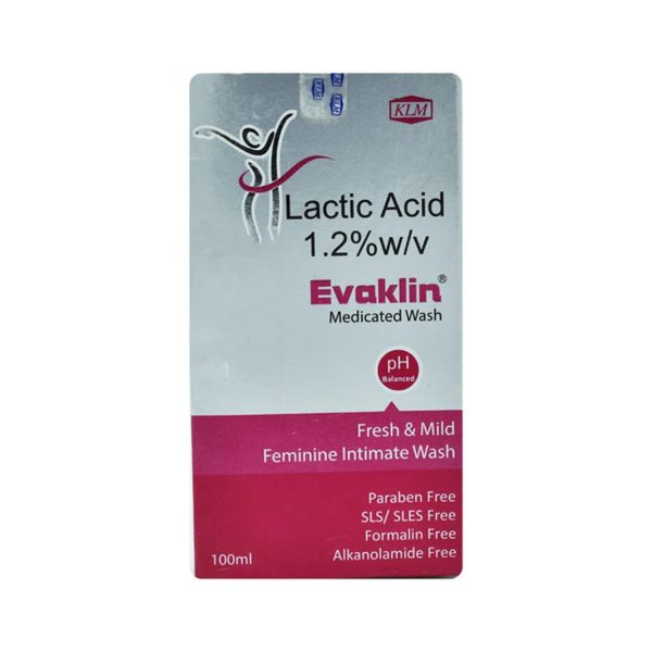 KLM Evaklin Medicated Wash (100 ml) KLM Evaklin Medicated Wash (100 ml)