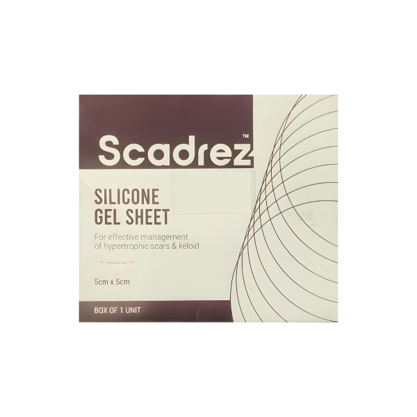 Scadrez Silicone Gel Sheet for Scars (5 cm x 5cm) Scadrez Silicone Gel Sheet for Scars (5 cm x 5cm)