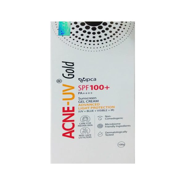 IPCA ACNE-UV Gold Gel Cream SPF 100+ (100gm) IPCA ACNE-UV Gold Gel Cream SPF 100+ (100gm)