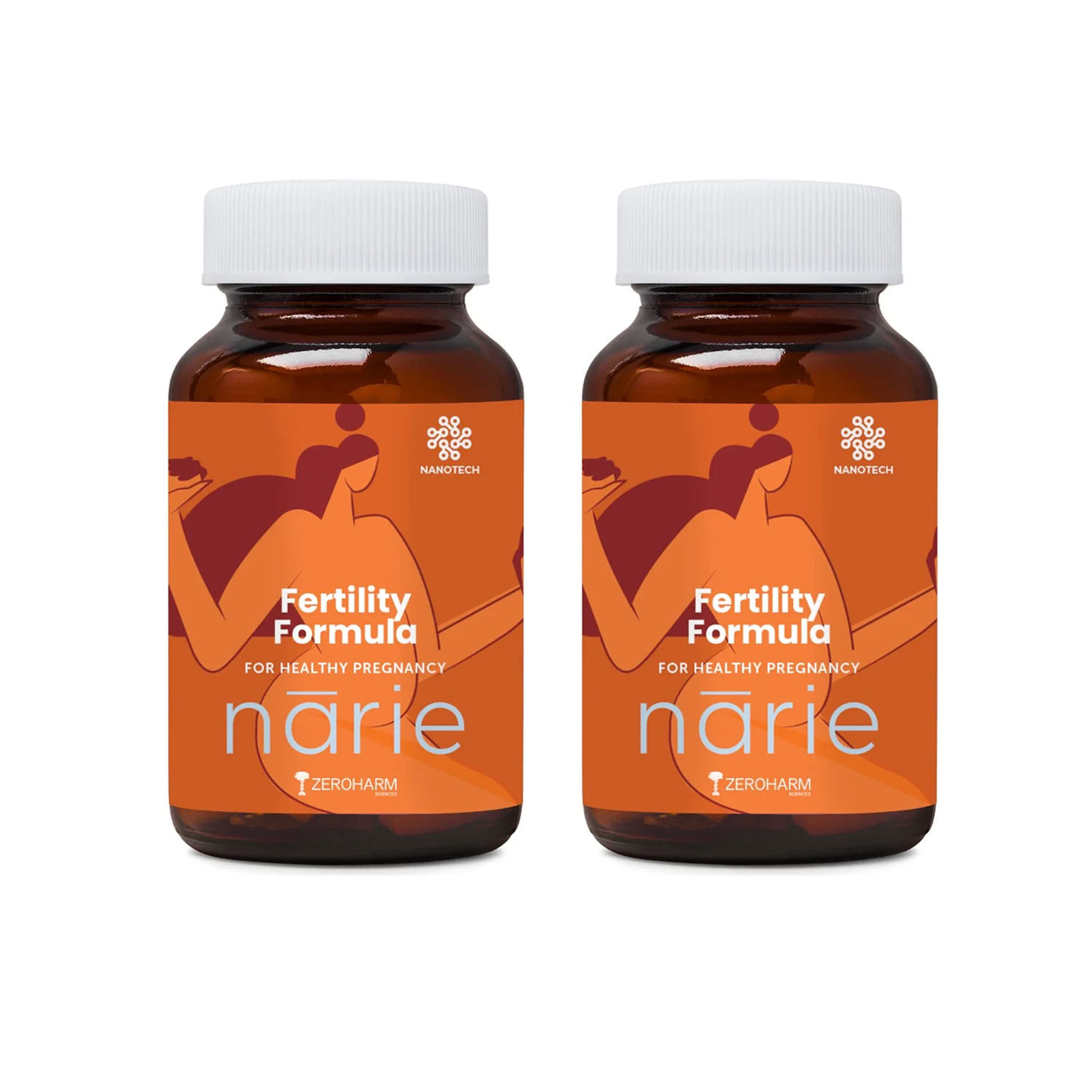 Zeroharm Narie Fertility Formula 60 Veg Tablets (Pack of 2)