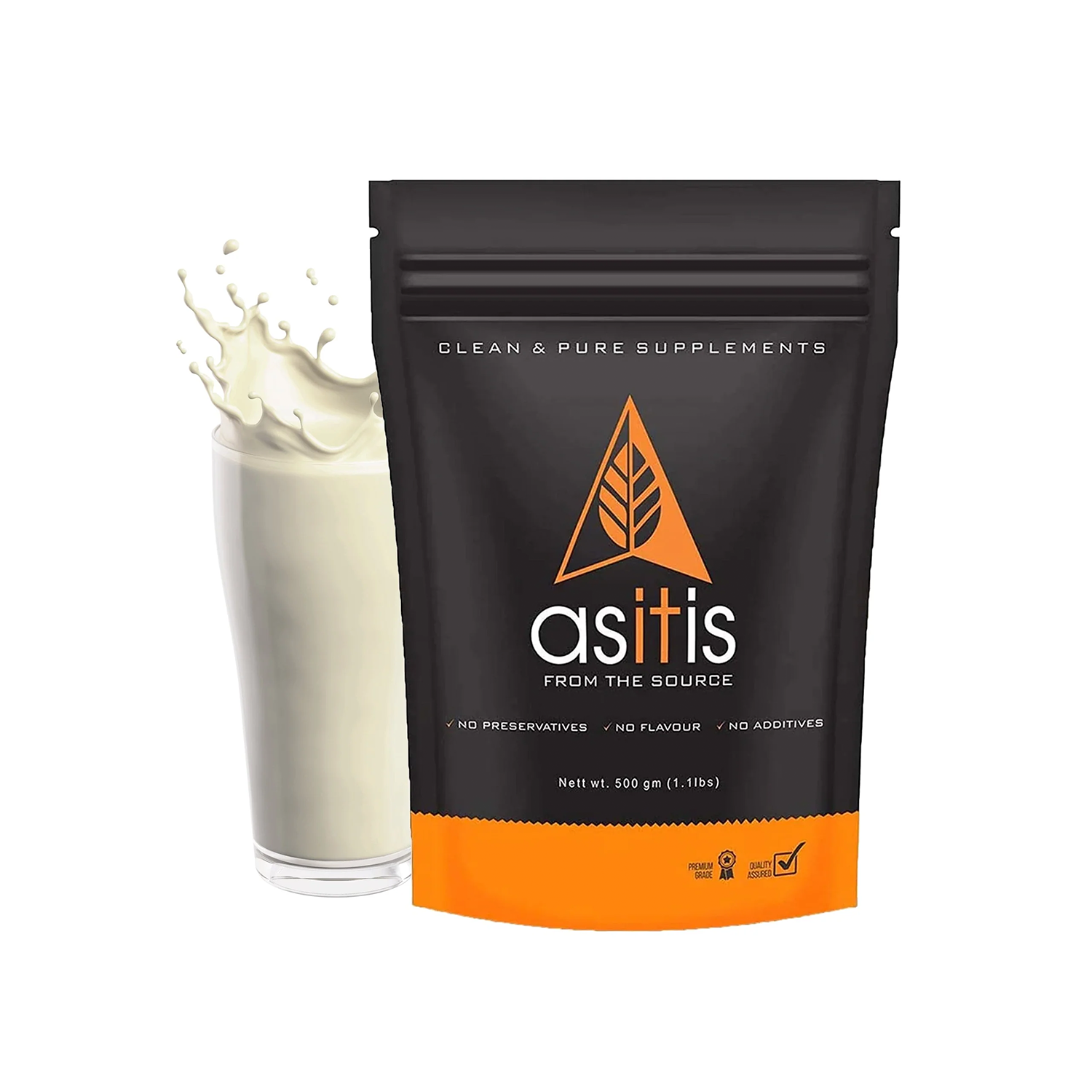 ASITIS Nutrition Pure Micellar Casein Powder (500g)