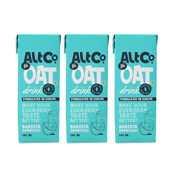 Alt Co. Oats Milk Drink 180 ml (Pack of 3)
