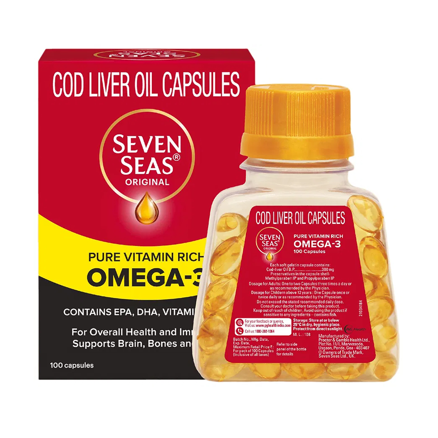 Sevenseas Original Cod- Liver Oil Capsules