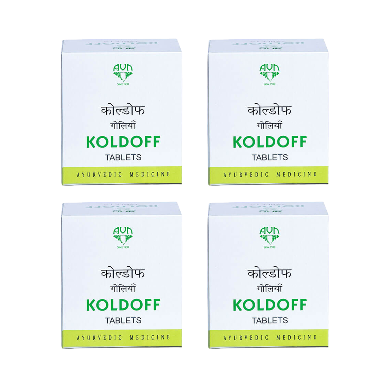AVN Koldoff Tablets Single Strip 10 Tablets – (Pack of 4)