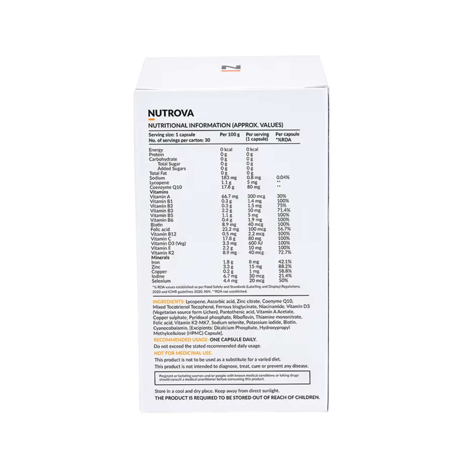 Nutrova Kerastrength Capsules (4)