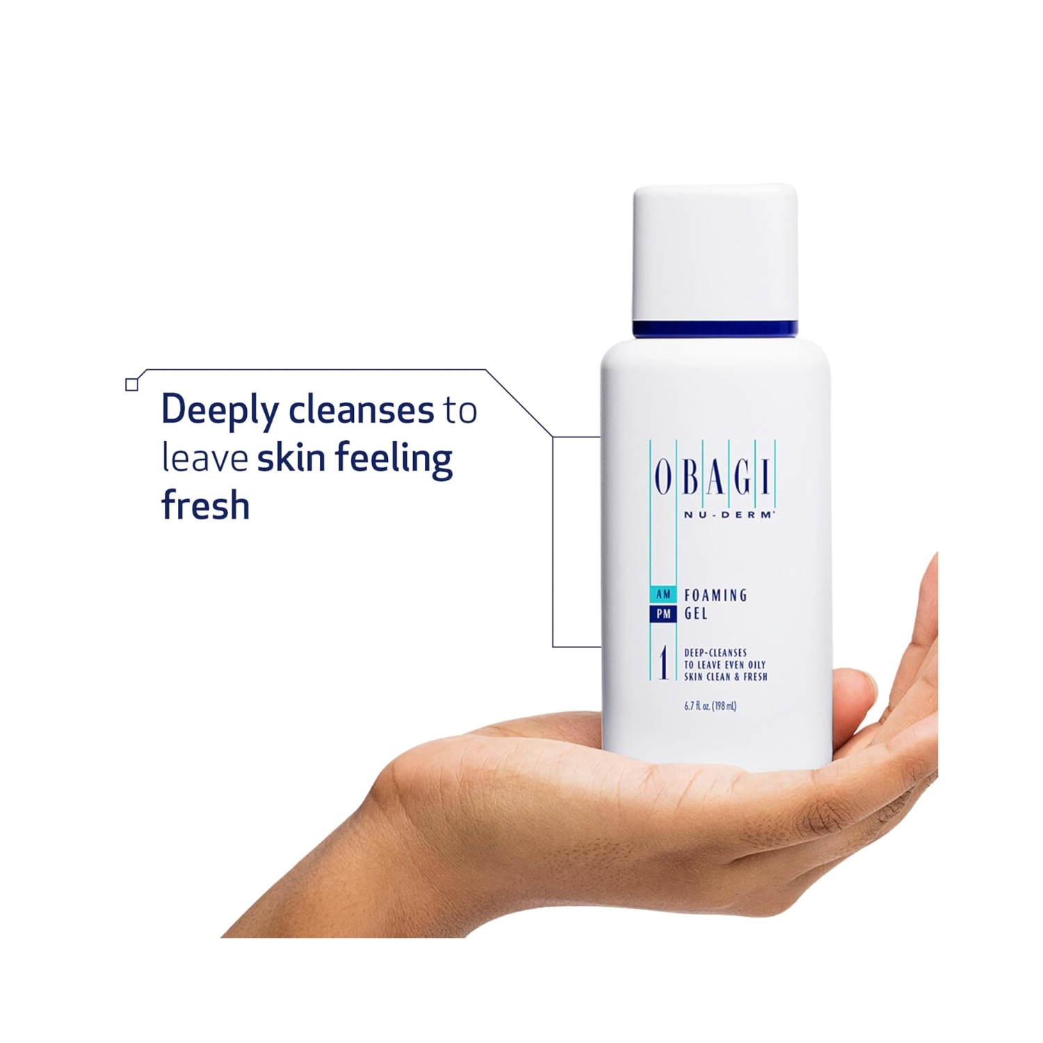 Obagi Medical Nu Derm Foaming Gel Deep Cleanses 2