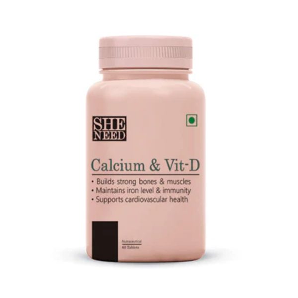 Sheneed Calcium and Vitamin D3 60 Tablets