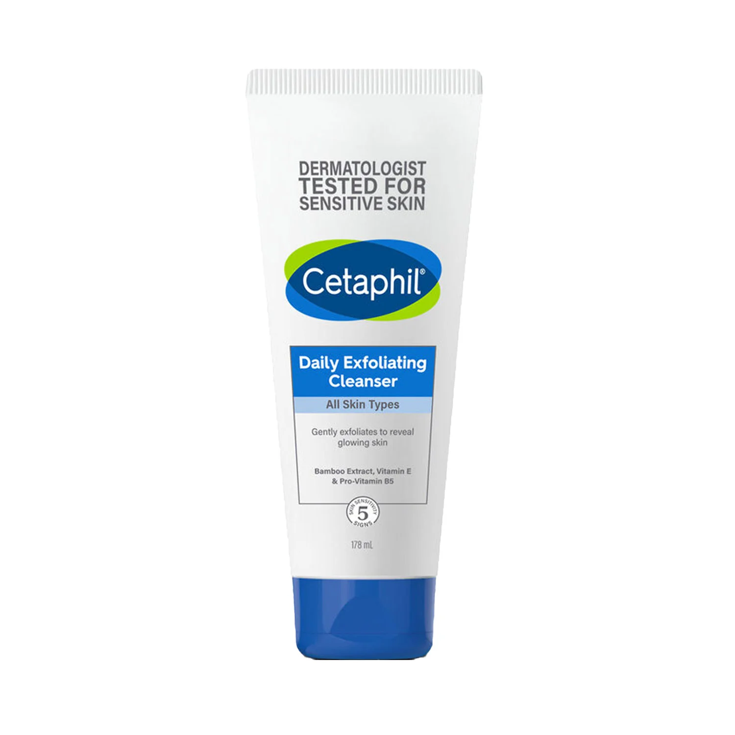 Cetaphil Face Wash Daily Exfoliating Cleanser For All Skin Types -178ml