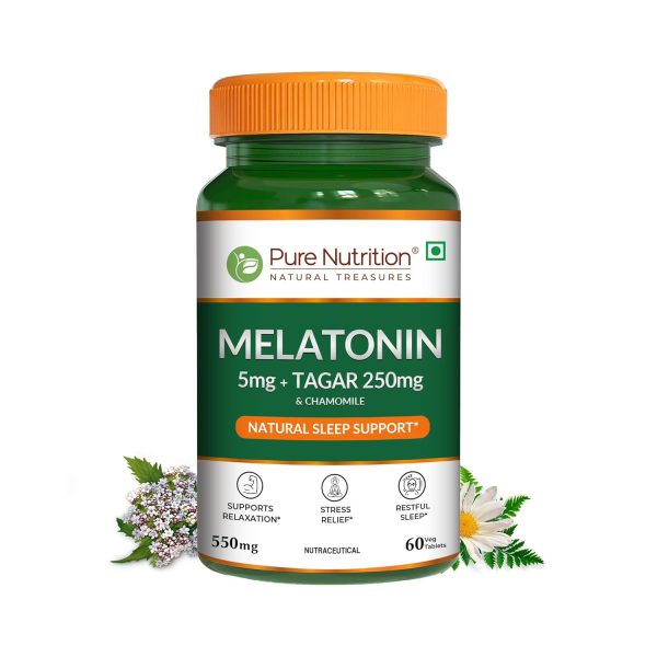 Pure Nutrition Melatonin Sustained Release (60 Veg Tablets) Pure Nutrition Melatonin Sustained Release (60 Veg Tablets)