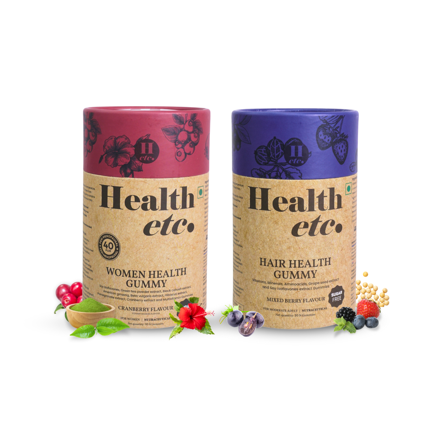 Health etc Women Health and Go 2 Sleep Gummies (Combo Pack)