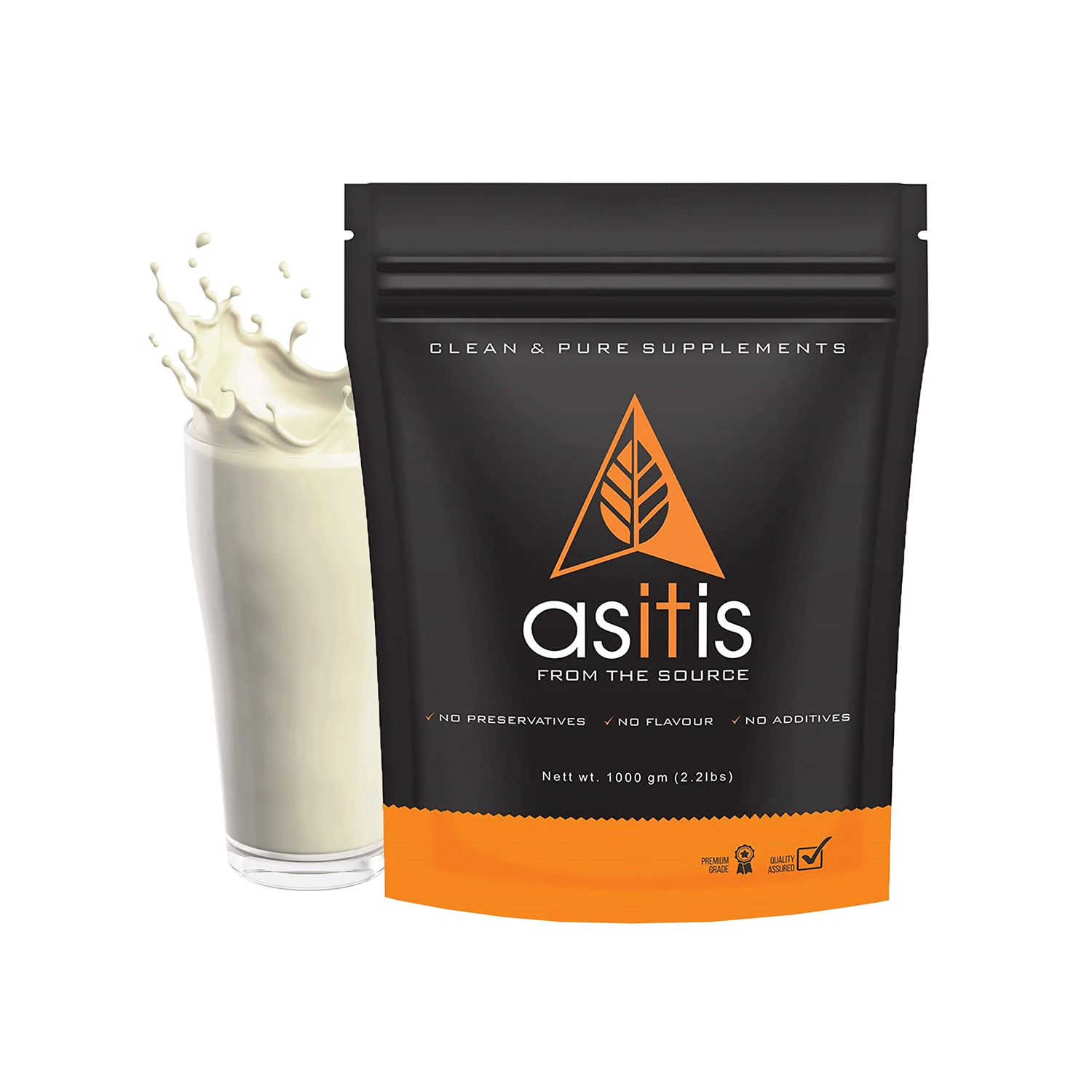 ASITIS Nutrition Pure Micellar Casein Powder (1kg)