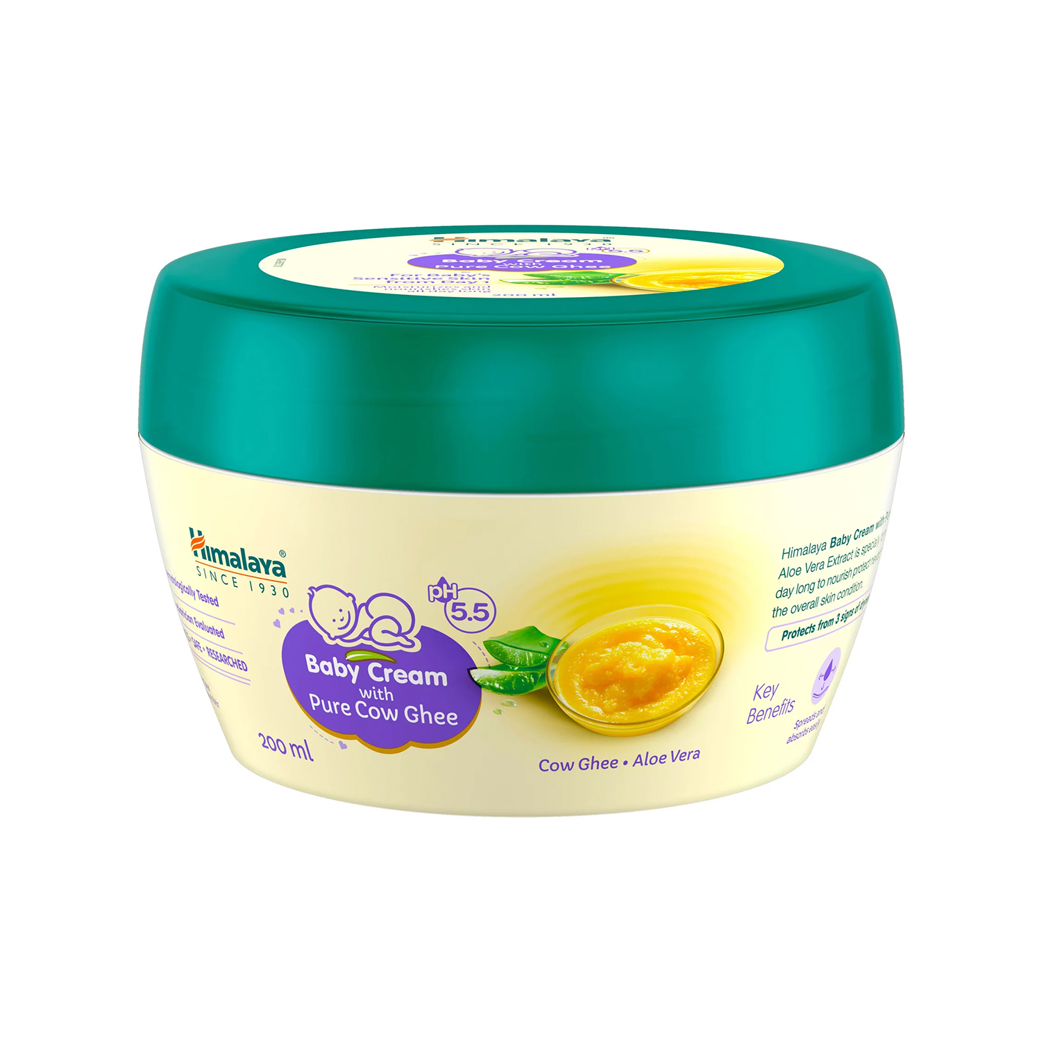 Himalaya Baby Cream with Pure Cow Ghee (200 ml)