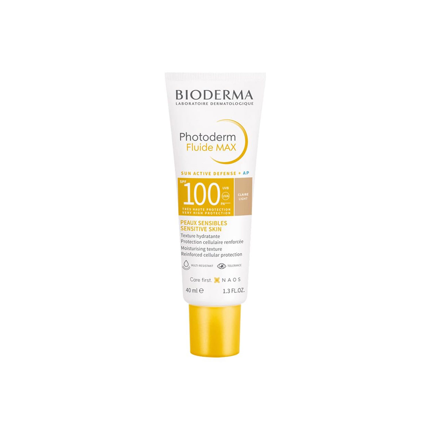 Bioderma Photoderm Max Fluide SPF 100 Claire Tinted Sunscreen (40ml)