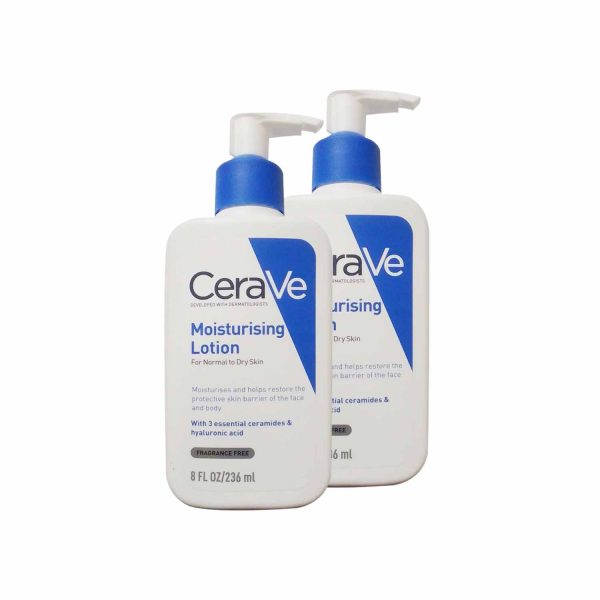 CeraVe Moisturising Lotion 236 ml (Pack of 2) CeraVe Moisturising Lotion 236 ml (Pack of 2)
