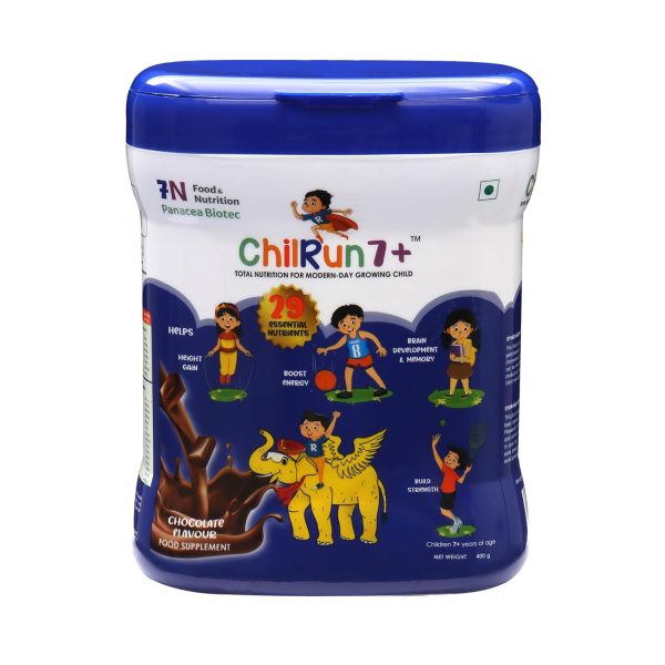 Chilrun 7+ Protein Powder Chocolate Flavour 400g (Jar) Chilrun 7+ Protein Powder Chocolate Flavour 400g (Jar)
