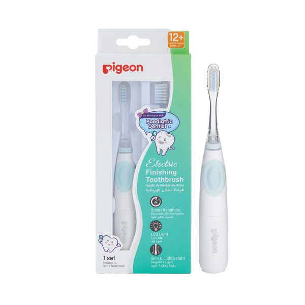 Pigeon Electric Finishing Tooth Brush with Two Spare Brush (12 + months) Pigeon Electric Finishing Tooth Brush with Two Spare Brush (12 + months)