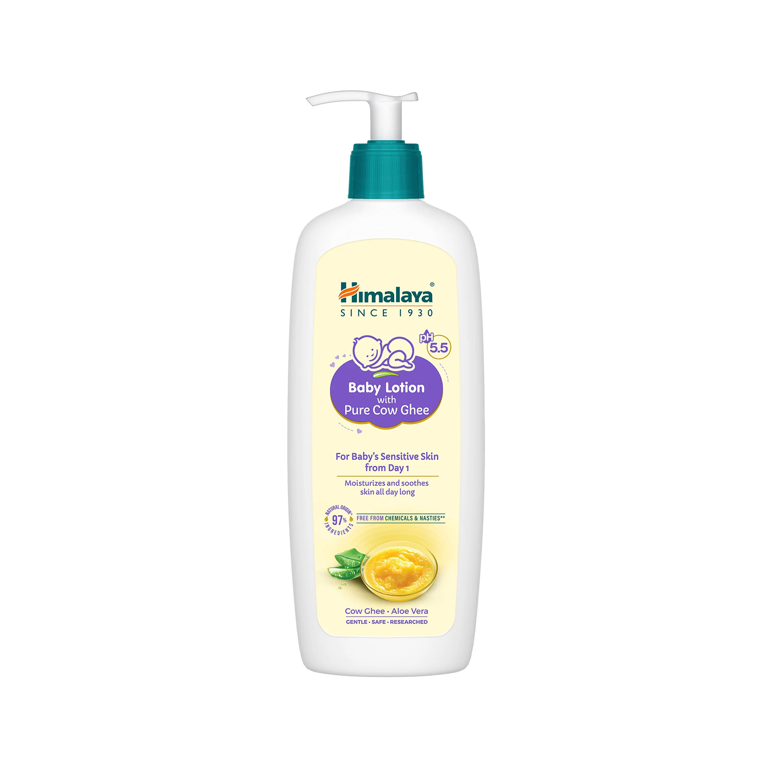 Himalaya Baby Lotion with Pure Cow Ghee (400ml)