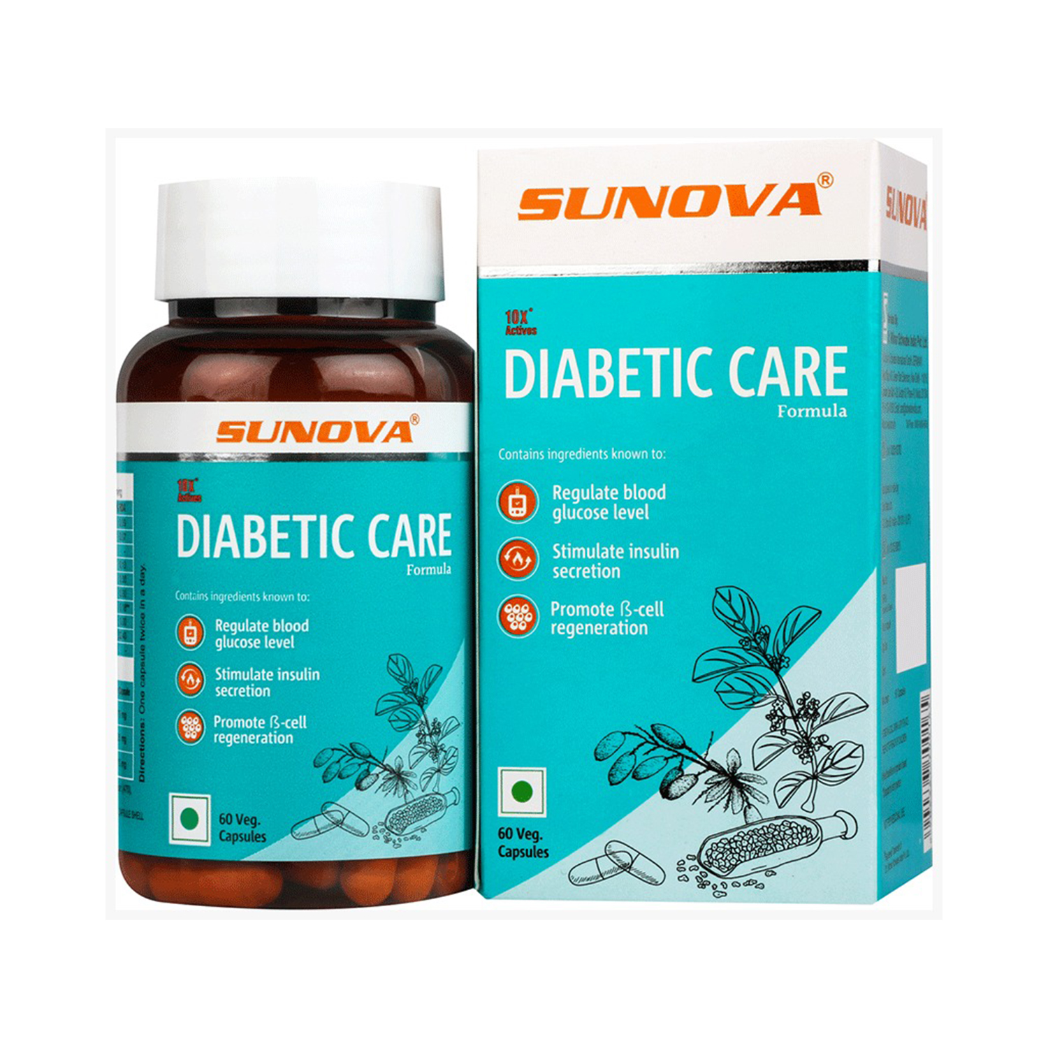 Sunova Diabetic Care (60 Veg Capsules)