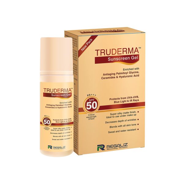 Regaliz Truderma SPF-50 Sunscreen Gel – SPF 50 PA+++, 50ml