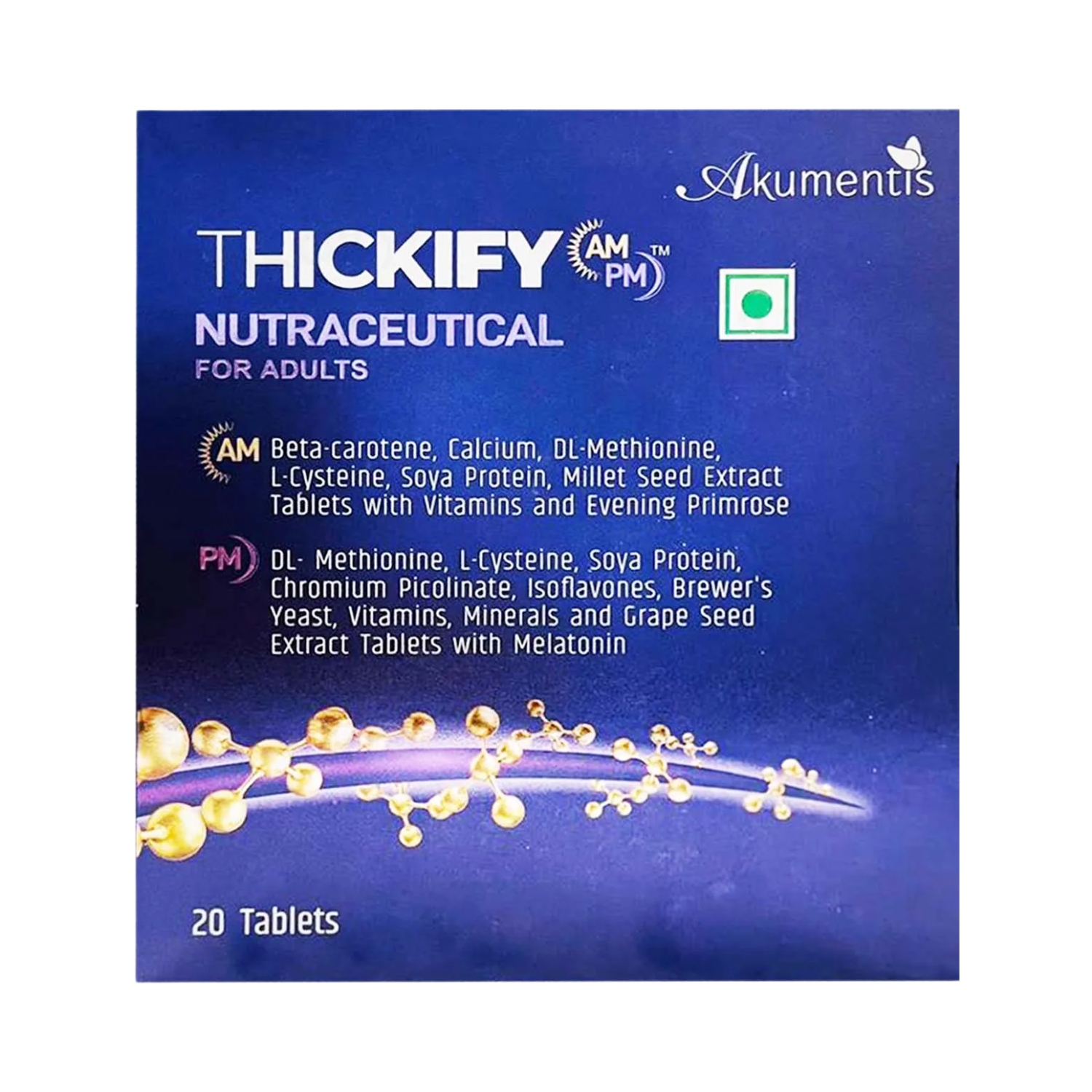Thickify AM and PM Nutraceutical Tablet