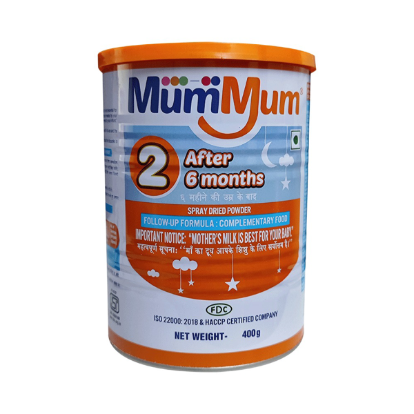 FDC Nutrica MumMum Stage-2 Infant formula Powder – 400gm FDC Nutrica MumMum Stage-2 Infant formula Powder – 400gm