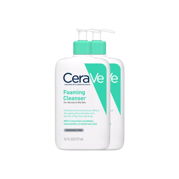 CeraVe Foaming Cleanser 473 ml (Pack of 2) CeraVe Foaming Cleanser 473 ml (Pack of 2)