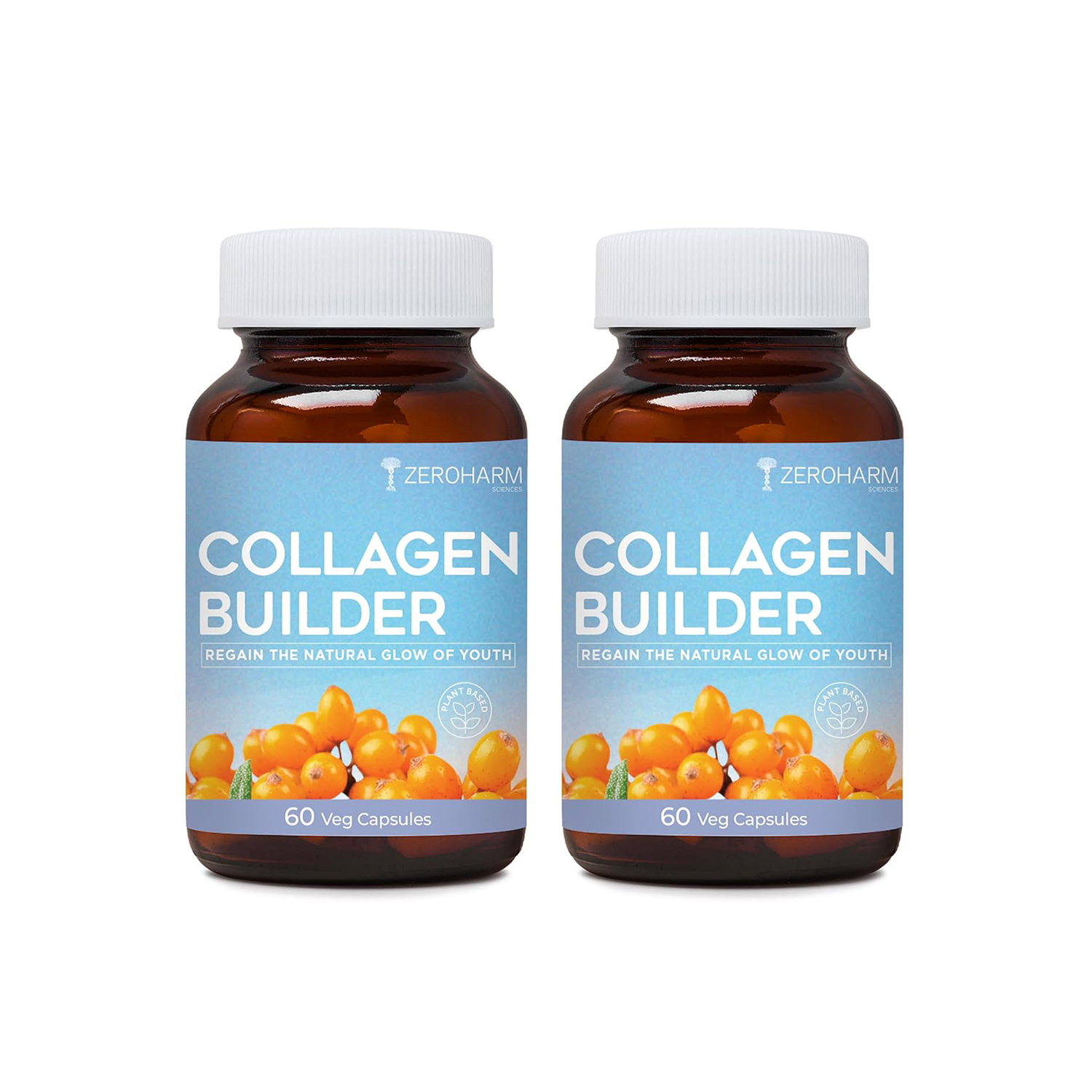 Zeroharm Sciences Collagen Builder - 60 Capsules (Pack of 2)