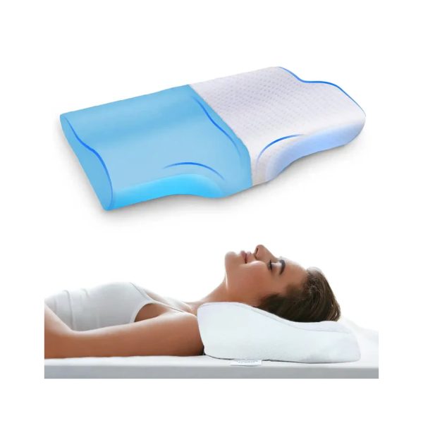 Sleepsia Cervical Pillow with Cooling Gel Sleepsia Cervical Pillow with Cooling Gel