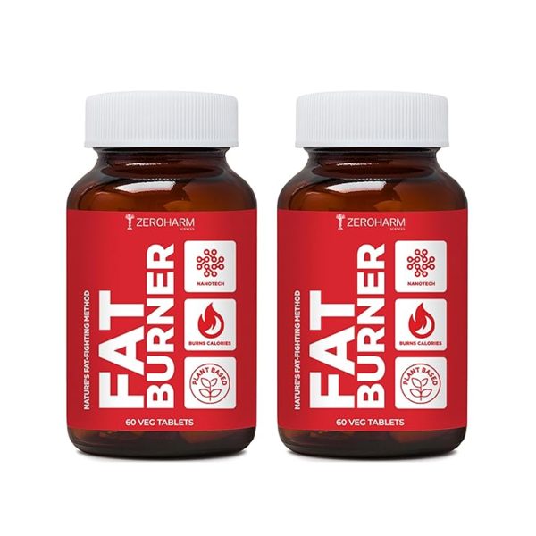 Zeroharm Sciences Fat Burner - 60 Tablets (Pack of 2) Zeroharm Sciences Fat Burner - 60 Tablets (Pack of 2)