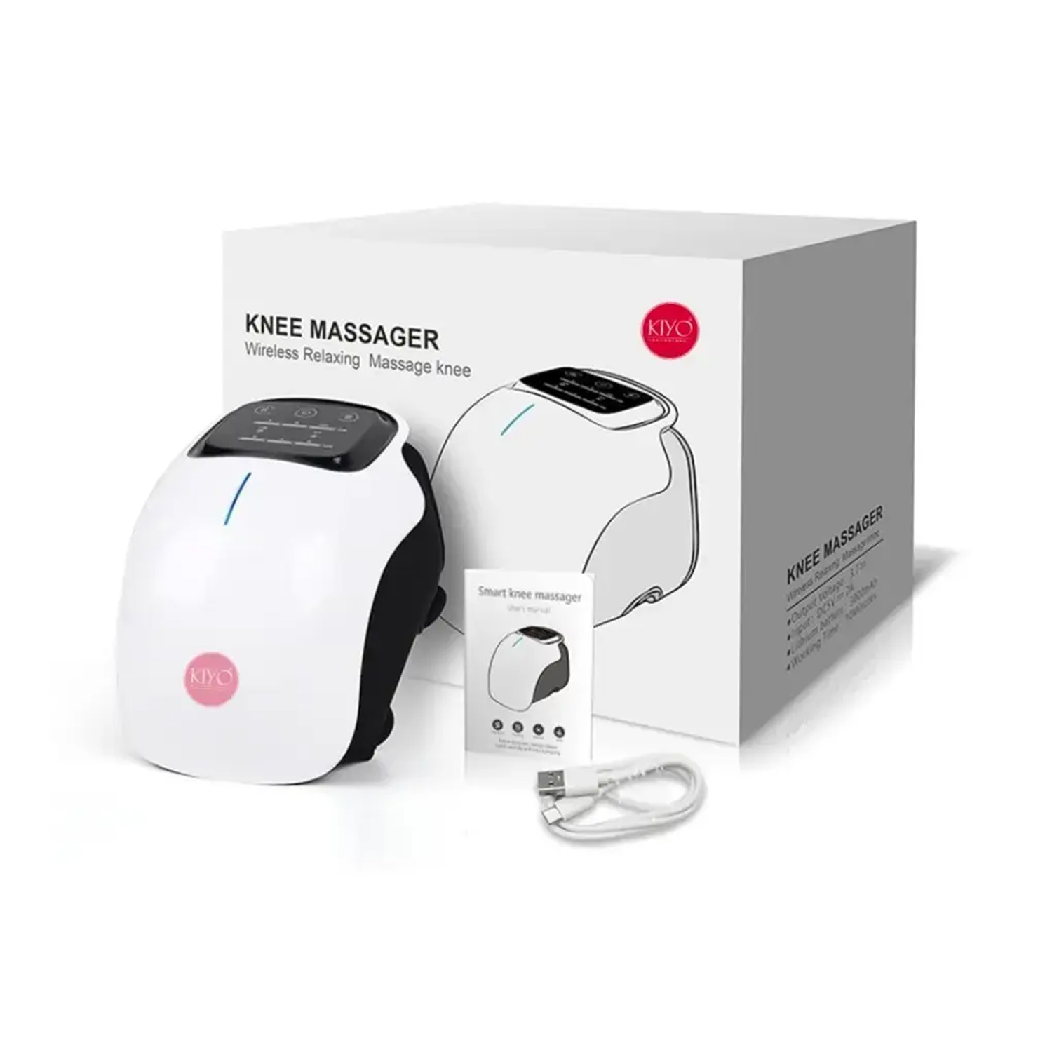 Kiyo India Knee Massager with Heat and Kneading for Pain Relief