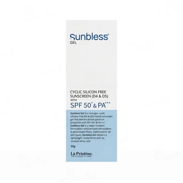 Sunbless Cyclic Silicon Free Sunscreen Gel SPF 50+ PA+++ (50g)