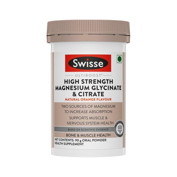 Swisse High Strength Magnesium Glycinate and Citrate Powder (90gm) Swisse High Strength Magnesium Glycinate and Citrate Powder (90gm)