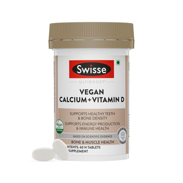 Swisse Vegan Calcium and Vitamin D Tablets (60 Tablets) Swisse Vegan Calcium and Vitamin D Tablets (60 Tablets)