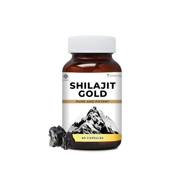 Zeroharm Shilajit Gold Capsules (60 Nos) Zeroharm Shilajit Gold Capsules (60 Nos)