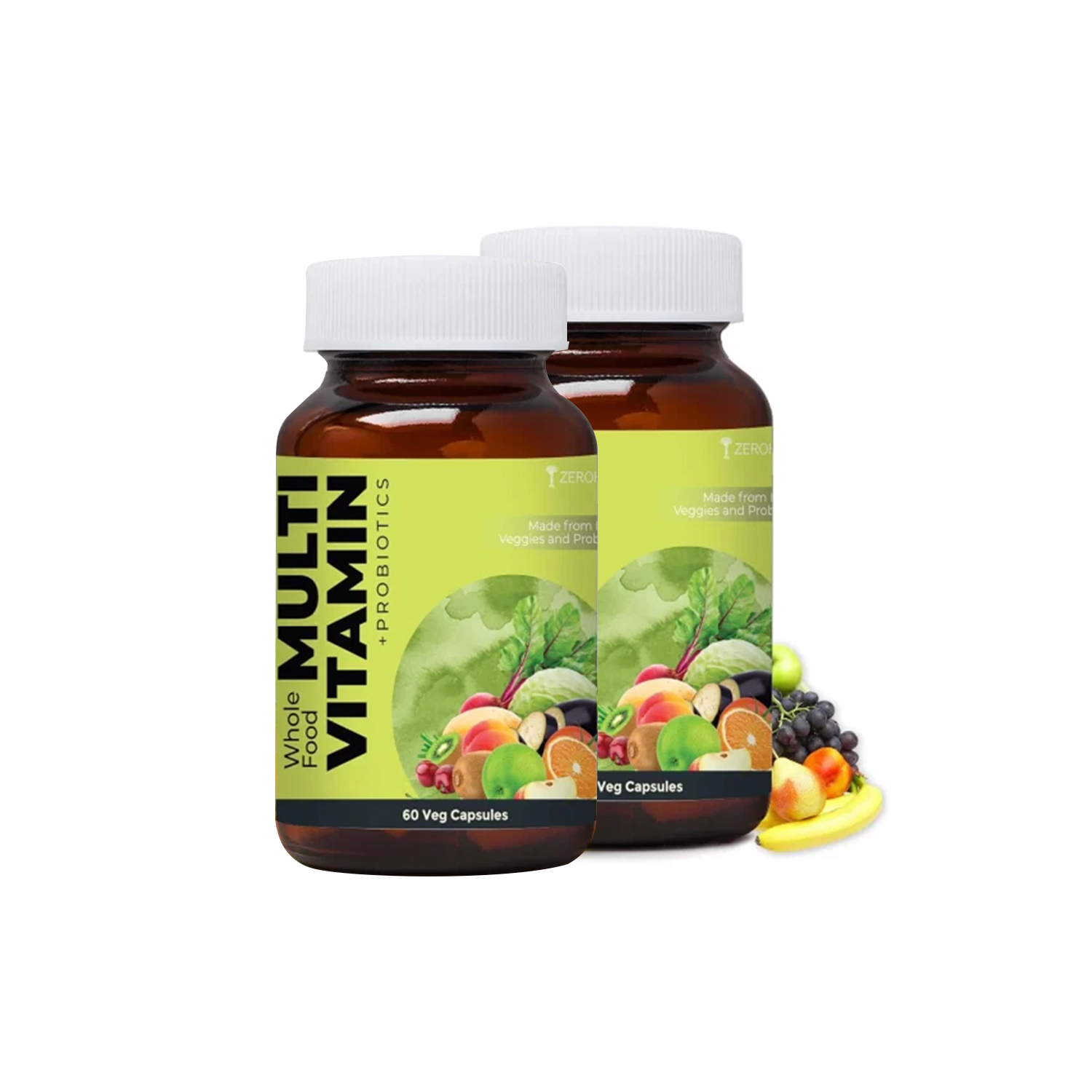 Zeroharm Multivitamin Probiotics – 60 Capsules (Pack of 2)