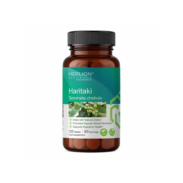 Merlion Naturals Haritaki Extract Tablets (120 Nos) Merlion Naturals Haritaki Extract Tablets (120 Nos)