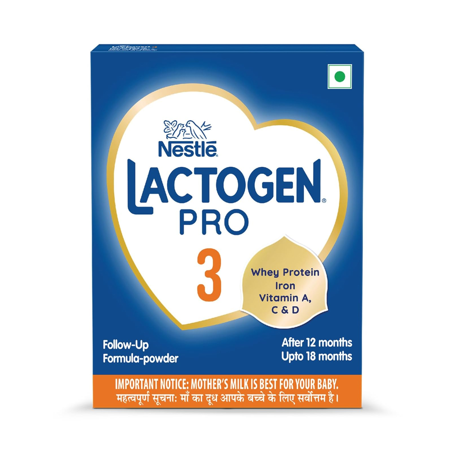 Lactogen Pro Follow- up Formula Powder (from 12 to 18 Months) Stage 3 (400 gm)