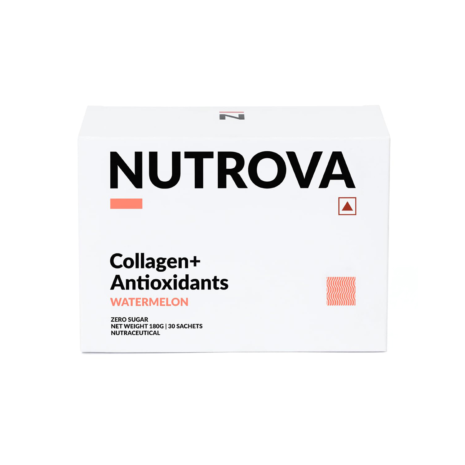 Nutrova Collagen + Antioxidants For Healthy Skin Watermelon Flavour (30 Sachets)