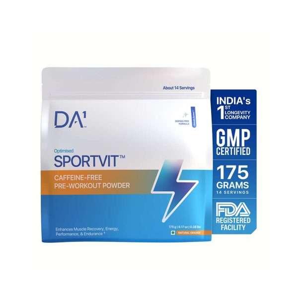 Decode Age Sportvit Caffeine Free Pre-Workout Powder (175 gm) Decode Age Sportvit Caffeine Free Pre-Workout Powder (175 gm)