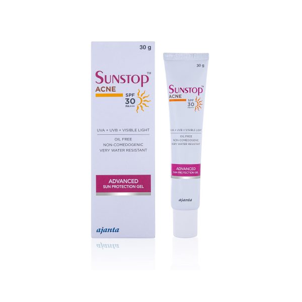 Ajanta Pharma Sunstop Acne Advanced Sun Protection Gel SPF 30 PA +++ (30g)