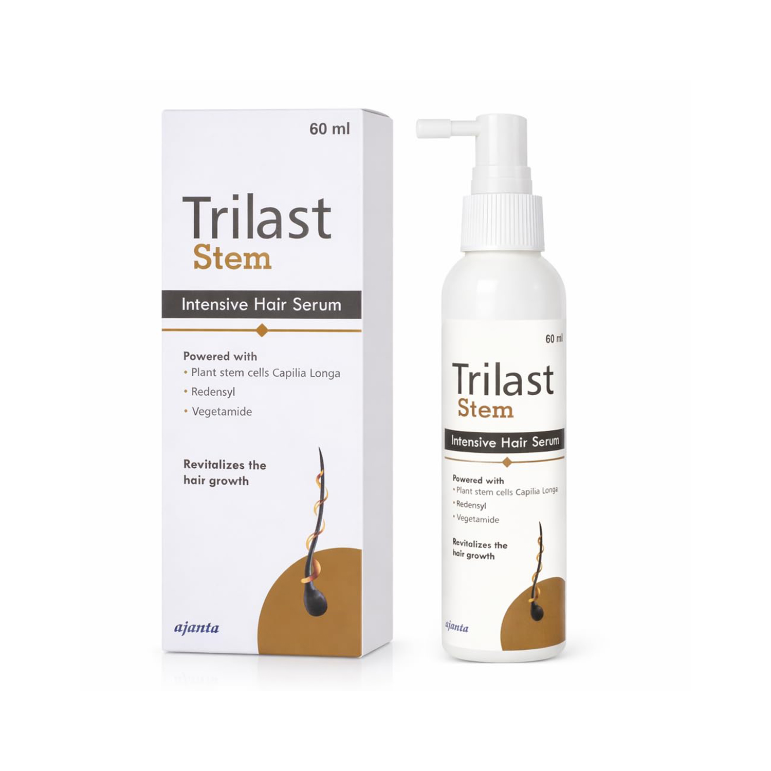 Ajanta Pharma Trilast Stem Intensive Hair Serum (60 ml)