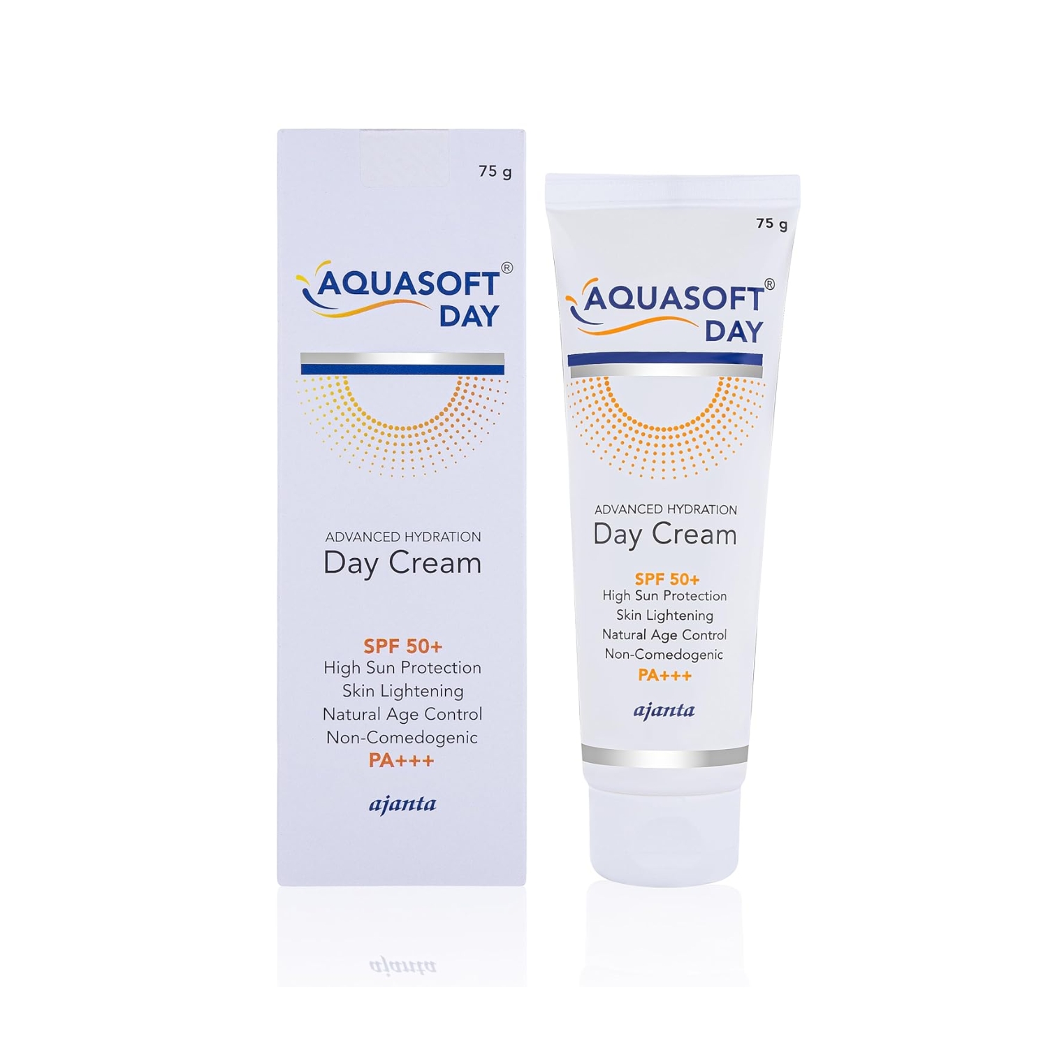 Ajanta Pharma Aquasoft Day Advanced Hydration Day Cream SPF 50+ (75g)